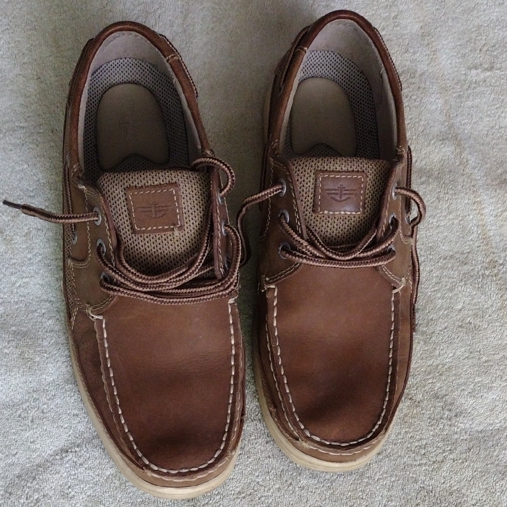 Dockers Tan Leather Boat Shoes